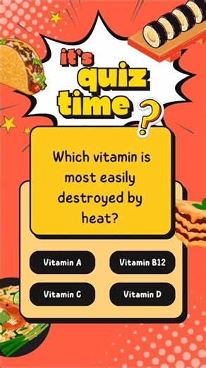 Food Science Quiz 🍎 | What’s the Right Answer?#shorts #quizgame #trending