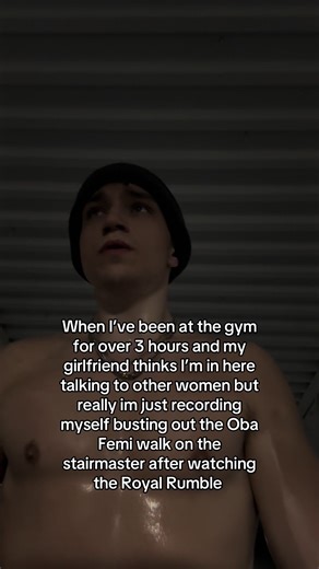 Bro popped off in the rumble #wwe #gym #obafemi #royalrumble #fyp | WWE Royal Rumble