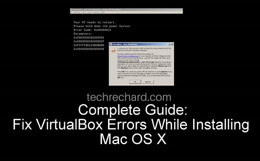 Complete Guide to Fix VirtualBox Errors for macOS Installation: 13 FIXES - TechRechard