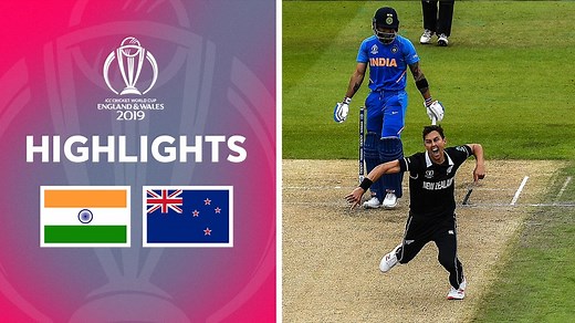 The thrilling semi-final from 2019 🏆 As New Zealand and India battle it out in the ODI series, here's a throwback to their brilliant clash at the last ICC Cricket World Cup. | ICC - International Cricket Council