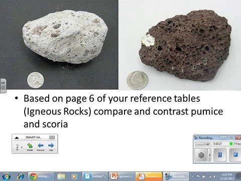Igneous Rocks - Mafic & Felsic- Earth Science Reference Tables