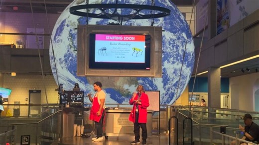 Museum of Science lets the public interact with robot dogs and humanoid robots