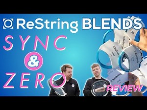 REVIEW: ReString Zero AND Restring Sync | The Two Best tennis strings together | Hybrid Strings