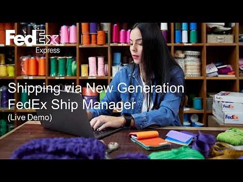 Easy Shipping via New Gen FedEx Ship Manager