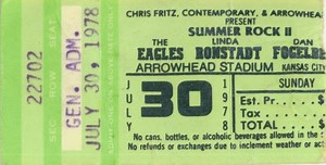 Jul 30, 1978: Eagles / Linda Ronstadt / Dan Fogelberg / Jackson Browne at Arrowhead Statium Kansas City, Missouri, United States | Concert Archives