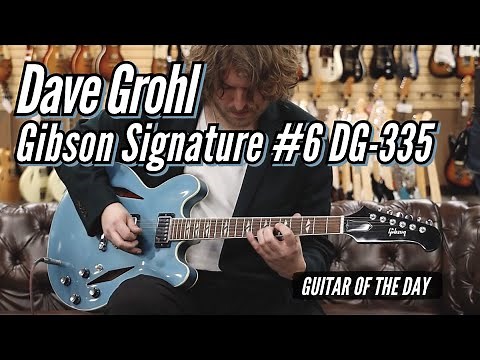 Gibson Dave Grohl #6 Signature DG-335 Pelham Blue | Guitar of the Day