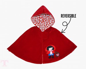 Cape Sewing Pattern   VIDEO With Hood, Girls Boys Kids, Costume Pattern, Easy Beginner Cape Pattern PDF, MAISIE - Etsy