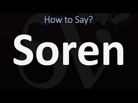 How to Pronounce Soren? (SØREN)