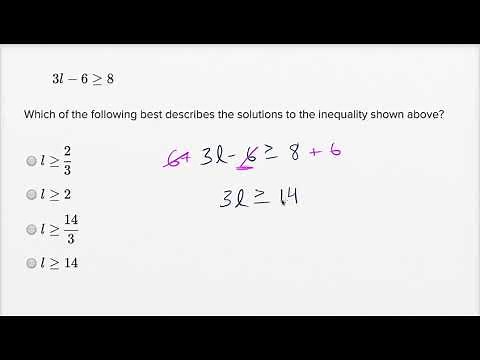 Solving linear equations — Basic example | Math | SAT | Khan Academy