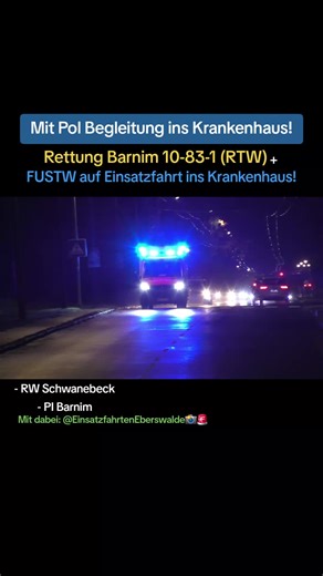 #Rettungsdienst #Polizei #Einsatzfahrt #Musik #Rettungbarnim @Einsatzfahrten_sdt @maxi_blaulichteberswalde @BlaulichtHunter @Einsatzfahrten Eberswalde📸🚨 @Blaulichtfilmer_barnim @Bluelight.Berlin🚨 @Spotter.on.tour @Blaulicht nord ost