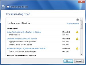 Fix Windows Hardware and Devices problems with Troubleshooter