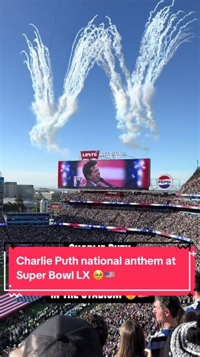 Charlie Puth anthem is one of the rare performances that sounded perfect inside the stadium. Listen to Charlie Puth’s Super Bowl national anthem and stay for the Super Bowl flyover at the end. This Super Bowl LX performance will be hard to beat #charlieputh #nfl #nationalanthem #superbowl #superbowllx