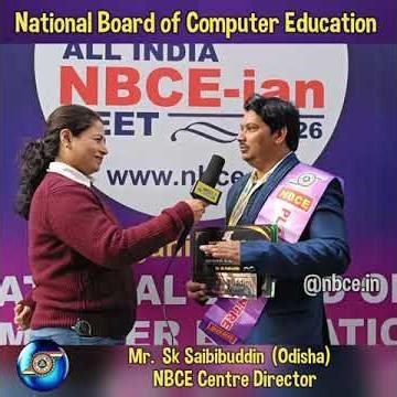 NBCE Centre Director Interview Mr. SK Saibuddin from Odisha Computer Education