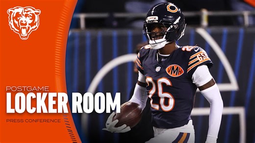Bears postgame locker room | 2025 Week 1
