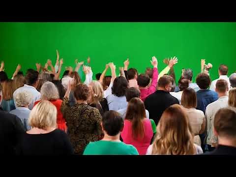 Crowd Green Screen | Waving Crowd Video Effect