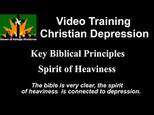 Depression: is it a Spirit – Christian help for Depression