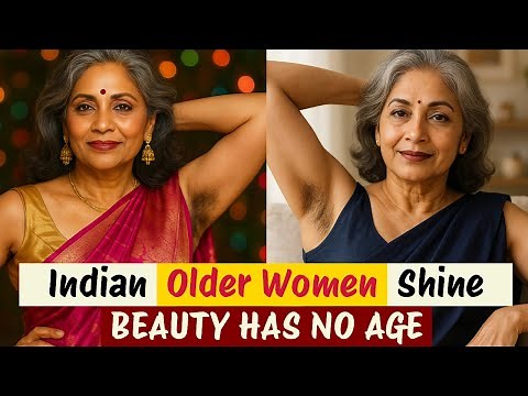 Timeless Beauty of Indian Older Women | Indian Women Embracing Natural Beauty & Freedom