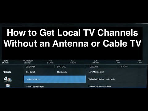 How to get Local Channels Without an Antenna or Cable