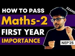 How to Pass Engineering Maths 2 in 2025 ✅🔥| Maths 2 Importance | First Year Engineering