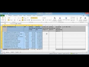 ABC analysis with nested IF function learning video