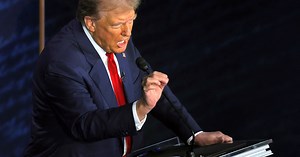 トランプ氏「移民がペット食べている」、討論会で虚偽主張繰り返す