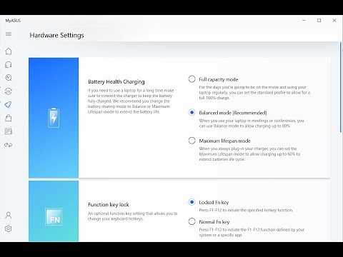 My Asus App Download ,Install and ASUS Laptop Battery Health Charging | Maximize Battery Life