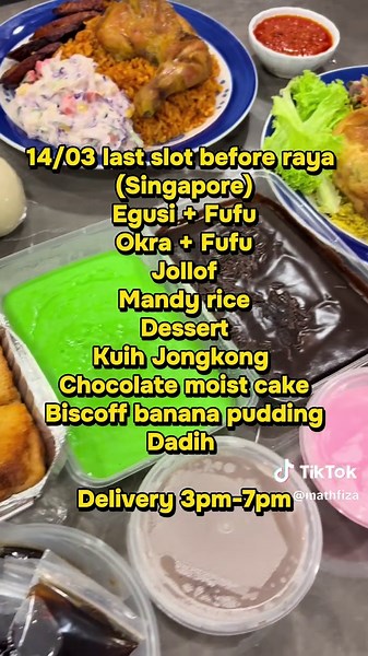 Last Slot Before Raya: Fufu Delights in Singapore