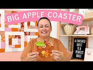 Sew These Apple Coasters 🍎 – Cutest Fall DIY!