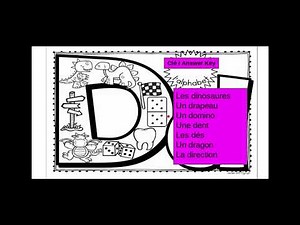 La lettre D (Vocabulaire) : The Letter D in French (Vocabulary) : French Kinder TV