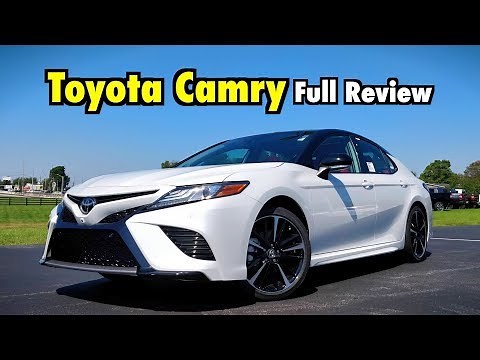 2019 Toyota Camry: FULL REVIEW | The Crazy Cool Camry Adds Apple CarPlay!