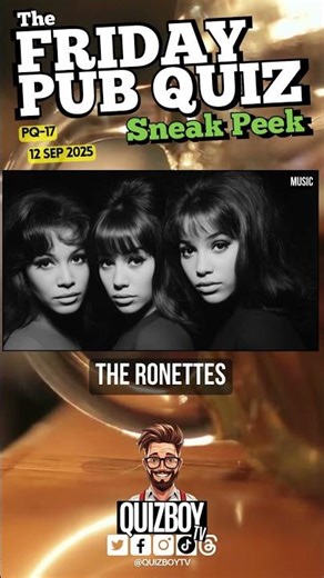 CAN YOU BEAT QUIZBOY? FRIDAY PUB QUIZ - 12th SEP 2025 - Quiz No. 17 - Q1 #funtrivia