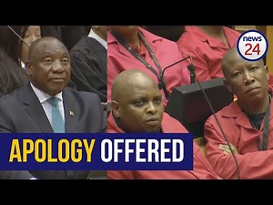 WATCH | Ramaphosa apologises to Malema after ANC MP claims he abused his wife