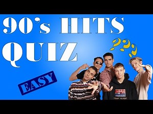 MUSIC QUIZ | HITS OF THE 90s | Guess the song | Difficulty: EASY