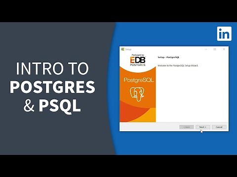 SQL Tutorial - INSTALLING POSTGRES and Using PSQL