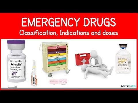 Emergency Drugs List: Classes, Uses and Dosages
