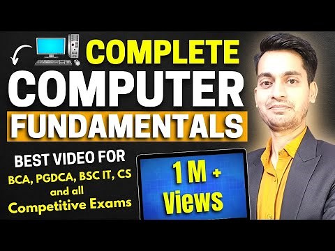 Computer Fundamentals Tutorial For Beginners In Hindi | Complete Computer Basic Course For Any Exams