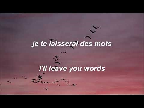 je te laisserai des mots // patrick watson lyrics with english translations