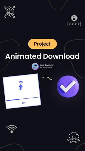Stella • Coding • HTML • CSS • JAVASCRIPT on Instagram: "Animated Download Button using HTML CSS JS 🔥☠️ Next Level Flying Download button 😱🤯 💬 Comment “button” for source code [for my followers] !! FOLLOW US TO LEARN CODING !! Follow for more @coding.stella 💙 Tags Your Friends 😉 Don’t forget Like ♥️ and share 💬 Save for future references 📖 If you found this content useful, please tap the ♥️ icon and give me a follow. I would greatly appreciate it. Also, if you have any feedback, question