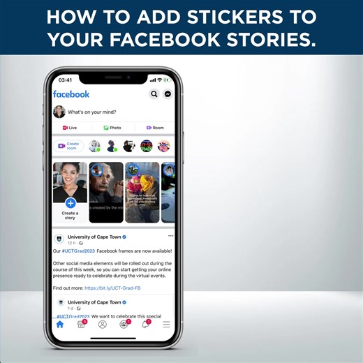 As part of the #UCTGrad2023 celebration, you can access a range of UCT graduation stickers for your Facebook and Instagram stories. Screenshot and share your photos with us using #UCTGrad2023. Find out more: https://bit.ly/47Wih8b | University of Cape Town