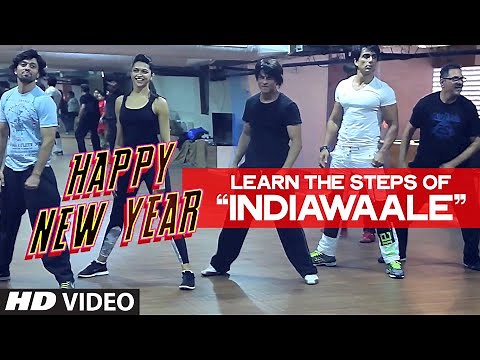 OFFICIAL: Learn 'India Waale' DANCE STEPS with Shahrukh Khan | Happy New Year