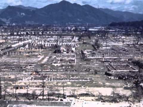 File photos of the atomic bombing of Hiroshima