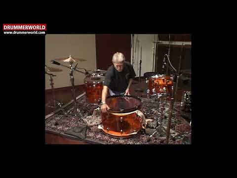 John Bonham Vistalite Drum Kit: Setting UP & Tuning Secrets - Drum Clinic Masterclass