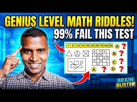 MATH/REASONING PUZZLE, QUIZ FOR GENIOUS