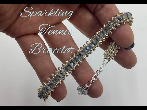 Sparkling Tennis Bracelet Tutorial